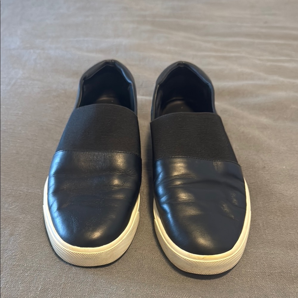 Women’s Black Vince Slip-On Sneakers